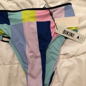 NWT bikini lab high waist bottoms